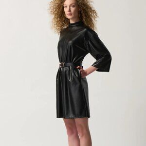 Joseph Ribkoff NWT Faux Leather Shift Dress